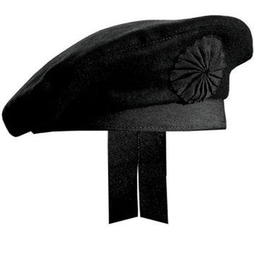 Black Wool Irish Caubeen - biznimart